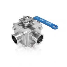 Square quick mounting ball valve